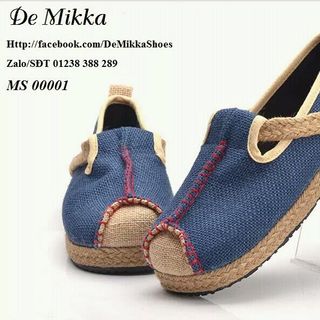 MS00001 DEMIKKA GIÀY MỌI VẢI BỐ