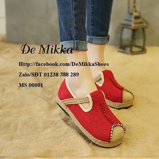 MS00001 DEMIKKA GIÀY MỌI VẢI BỐ