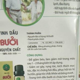 Tinh dầu Bưởi - 100 Tự nhiên