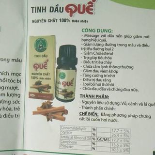 Tinh dầu Quế - 100 tự nhiên