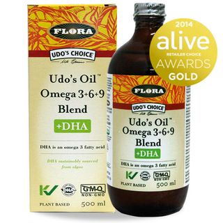 Dầu thực vật hữu cơ giúp phát triển trí não Flora Udo’s Oil Omega369 DHA Blend 500ml