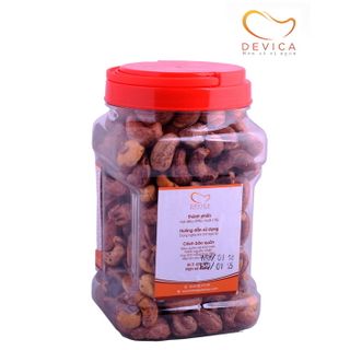 Hạt điều Devica hộp vuông quai xách lụa Deli