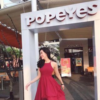 Đầm maxi mulet hai tầng