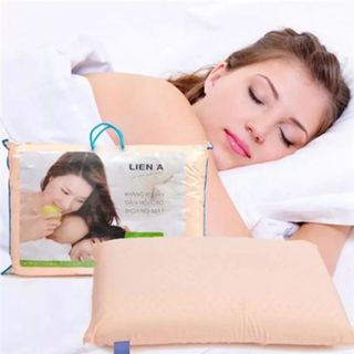 GỐI CAO SU OVAL LIÊN Á CHO EM BÉ SIZE 27X37