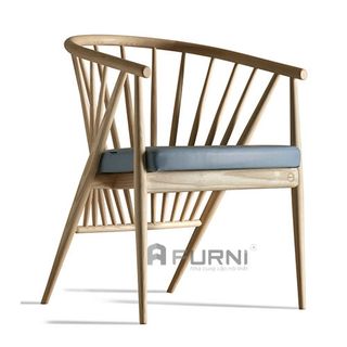 Ghế gỗ có nệm PVC hoặc vải phong cách hiện đại Genny giá sỉ