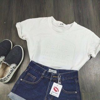 quần short lưng cao