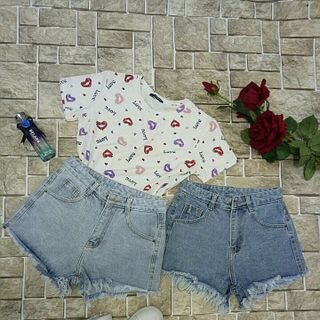 quần short lưng cao