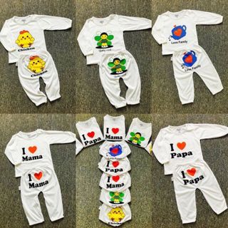 HÀNG COTON TRẺ EM TẠI XƯỞNGSet 5 body cotton dài tay
