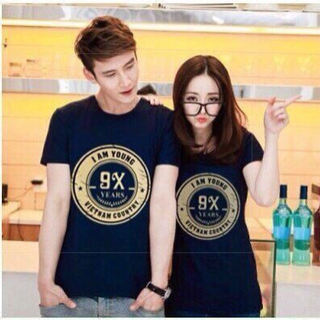 Áo cặp in - thun cotton