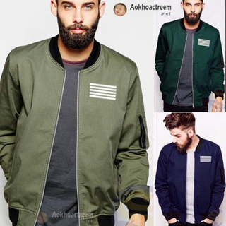 bomber kaki 5 vạch