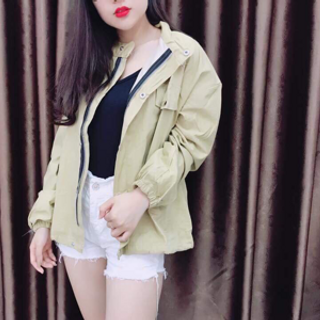 áo khoác kaki túi hộp