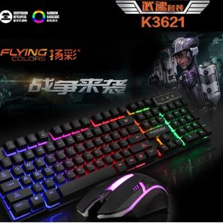 BÀN PHÍM FLYING K8 3621 BẢO HÀNH 12 THÁNG MUA 1 BO TANG NGAY 1 LOT CHUOT 2MM GAME