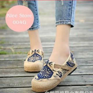 Giày thổ cẩm họa tiết giá rẻ mã 004G