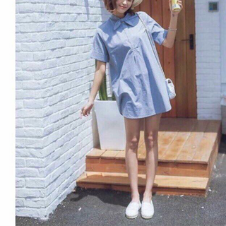 Đầm suông nơ cổ 125k