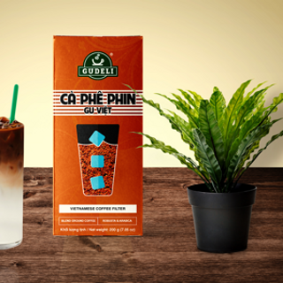 Cà phê bột nguyên chất pha phin Gu Việt GUDELI