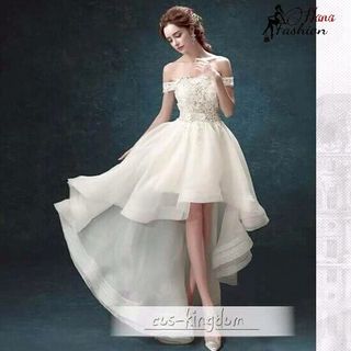 Đầm Xòe Đuôi Tôm Bẹt Vai