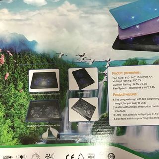 ĐẾ TẢN NHIỆT LAPTOP Q130 - 2 QUẠT -LAPTOP 14 IN