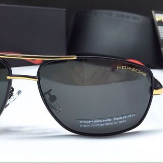 kính mát nam posche gọng đỏ