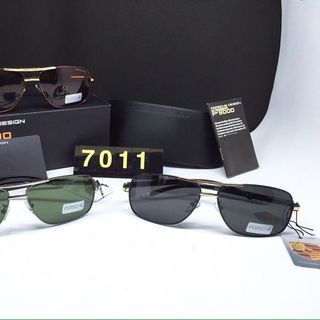 kính mát nam posche P7011 form vuông bạc