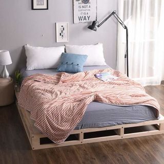 Chăn muji Nhật Bản màu cam