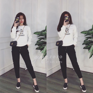 quần baggy viền sọc