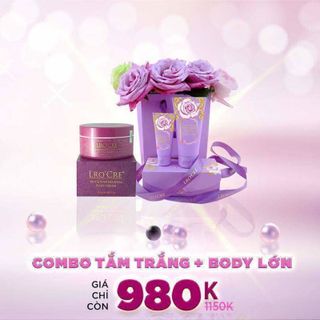 Tắm trắng da Ngàn Hoa Lrocre