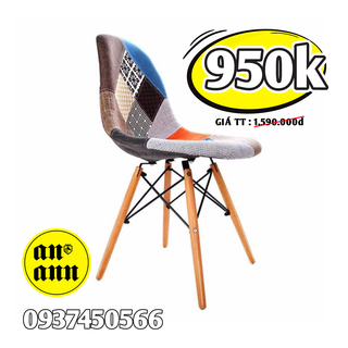 Ghế eames bọc thổ cẩm giá sỉ