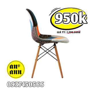 Ghế eames bọc thổ cẩm