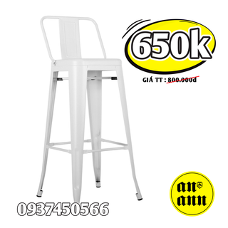 GHẾ TOLIX BAR CÓ LƯNG