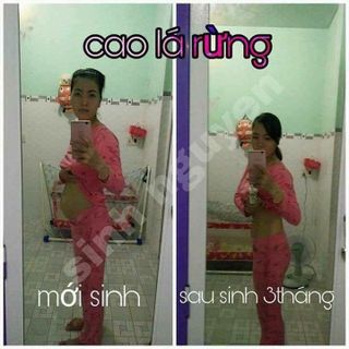 Giảm mỡ bụng cao lá rừng