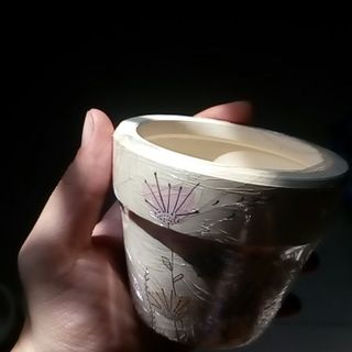 Chậu đất nung trang trí bằng màu vẽ