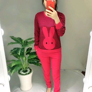 Set bộ da cá thỏ cute