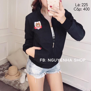 áo khoác gió thêu