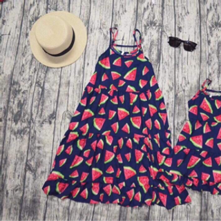 Set đầm mẹ bé