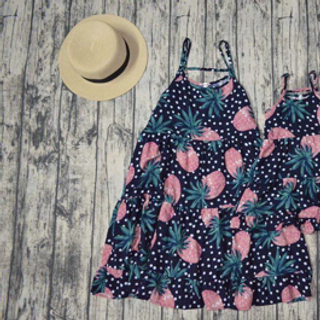 Set đầm mẹ bé