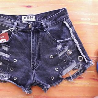 QUÂN SHORT JEAN NỬ TÚI ĐÍNH ĐÁ