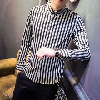 Áo sơ mi nam kẻ dọc