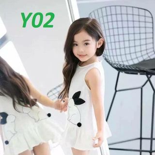 1 ri 5 bộ Váy thỏ trắng