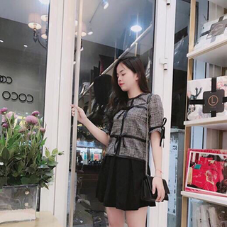 set áo phối chân váy