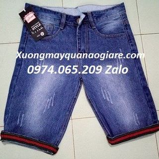 Quần Short Jean Nam