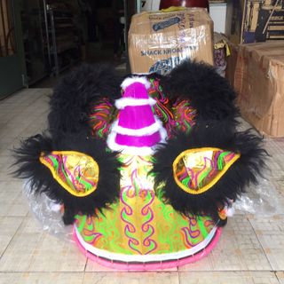 ĐẦU LÂN LONG CỪU MÀU ĐEN-XANH