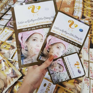 Mask Collagen Hoa Tường Vi Organic TV BEAUTY