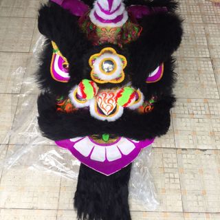 ĐẦU LÂN LONG CỪU MÀU ĐEN-XANH