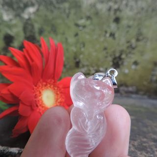 Hồ ly thạch anh hồng 100 tự nhiên