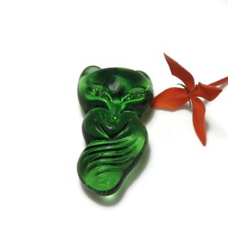 Mặt dây chuyền hồ ly đá phong thủy