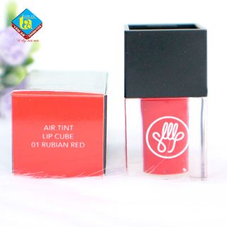 Son kem dưỡng môi Hàn Quốc 01 Son And Park- Air Tint Lip Cube 01 Red Rubian