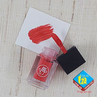 Son kem dưỡng môi Hàn Quốc 07 Son And Park - Air Tint Lip Cube 07 Poppy Red