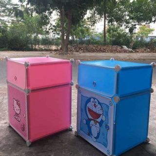 Tủ Đầu Giường Lắp Ghép 2 tầng tiện lợi