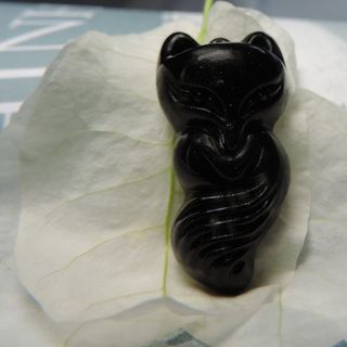 Mặt dây chuyền hồ ly đá phong thủy