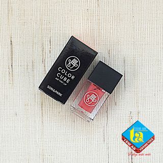 Son kem dưỡng môi Hàn Quốc 03 Son And Park - Air Tint Lip Cube 03 Rosy Coral